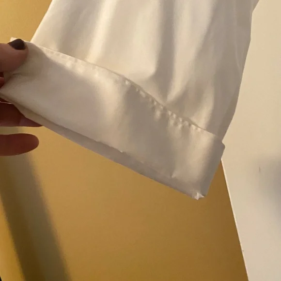 Lands' End Crisp White Collared Blouse - Picture 4 of 4